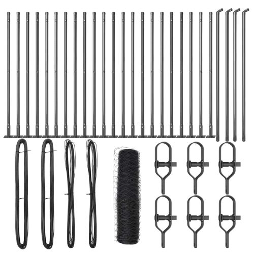 Стълб за ограда. Сиво