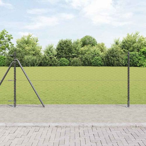 Стълб за ограда. Сиво