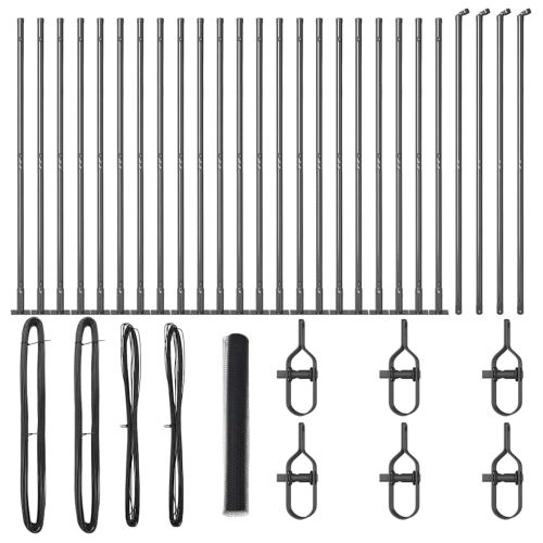 Стълб за ограда. Сиво