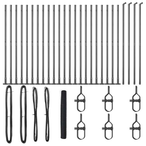 Стълб за ограда. Сиво