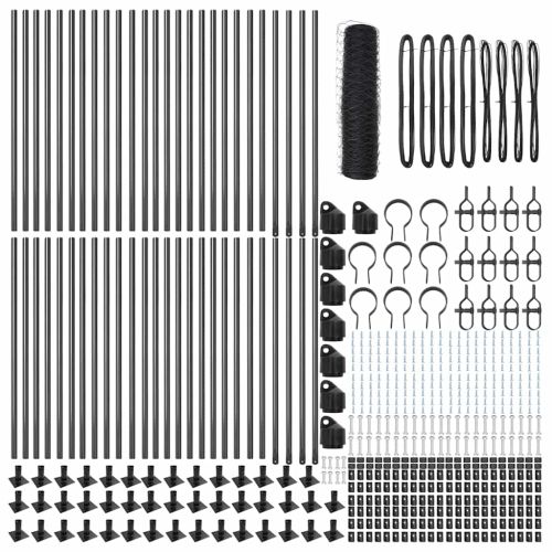 Стълб за ограда. Сиво