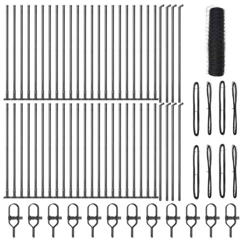 Стълб за ограда. Сиво