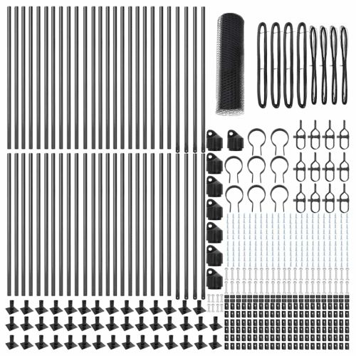 Стълб за ограда. Сиво