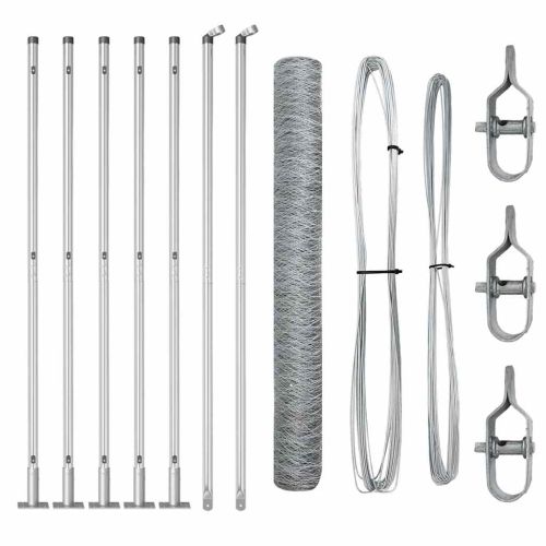 Стълб за ограда. Сребристо