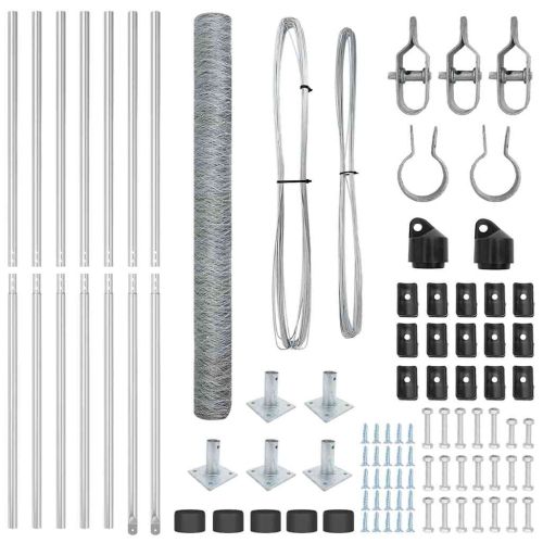 Стълб за ограда. Сребристо