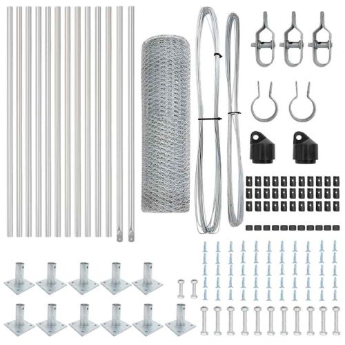 Стълб за ограда. Сребристо