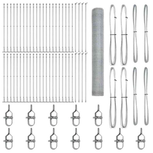 Стълб за ограда. Сребристо