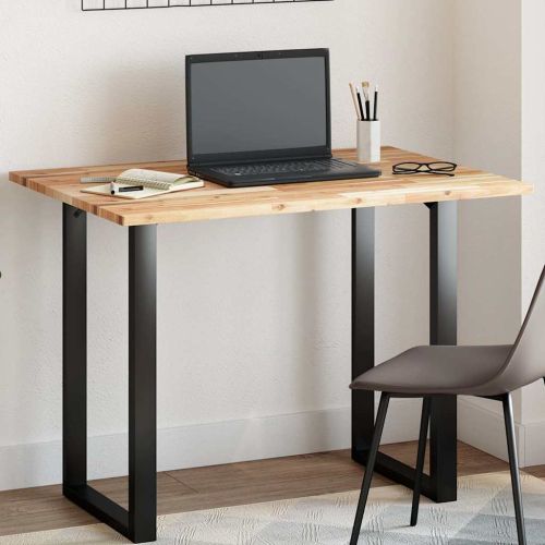 Плот за маса, правоъгълен, 120x70x2 см, акация масив