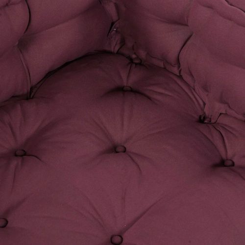 Кушон за палетен диван 3 pcs Тъмен червен 120 x 80 x 38 см