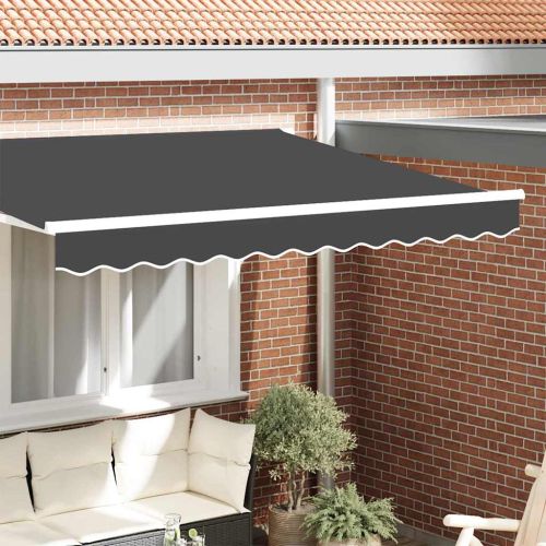 Валанс за тента Антрацит 230 x 20 см Полиестер