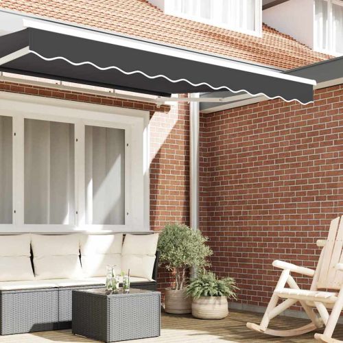 Валанс за тента Антрацит 230 x 20 см Полиестер