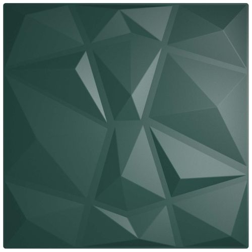 Стенни панели 48 pcs Зелено 50 x 50 cm XPS Пяна