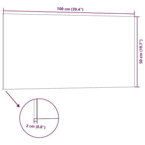 Стенни панели 10 бр. 100 x 50 cm Червено и бяло EPS пяна