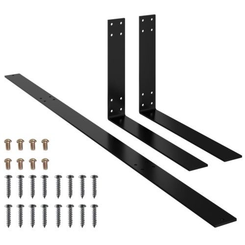 Облегалка за палетен диван, черна, 110 см, желязо