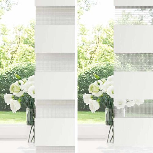 Зебра щора 70,9x120 см Ширина на плат 66,7 см бяла