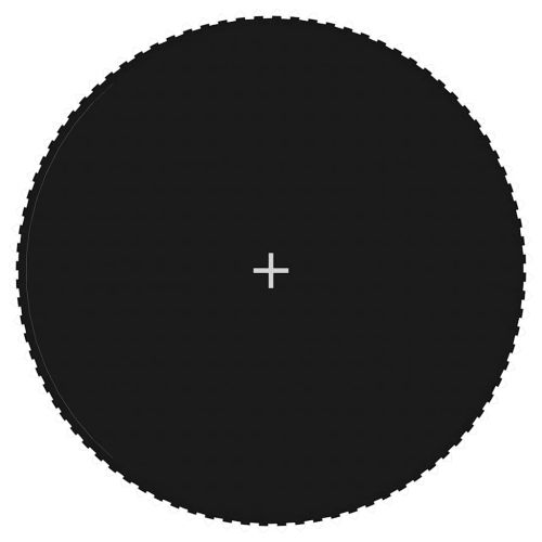 Отскачаща повърхност за кръгъл батут 15 Ft/4,57 м черен текстил