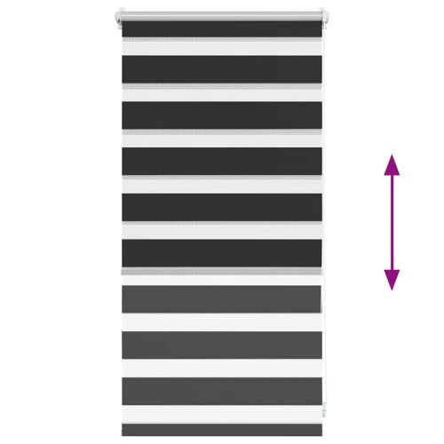 Зебра щора 40,9x100 см Ширина на плат 36,7 см черна