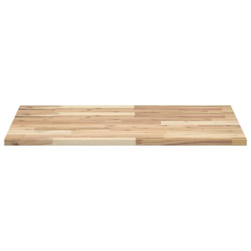 Плот за баня, необработен, 80x60x2 см, масивно дърво акация