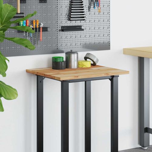 Плот за бюро, маслен финиш, 60x50x2 см, масивно дърво акация