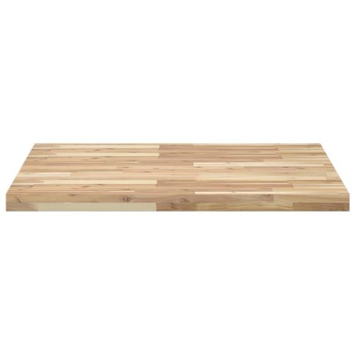 Плот за маса квадратен 80x80x4 см масивна акация
