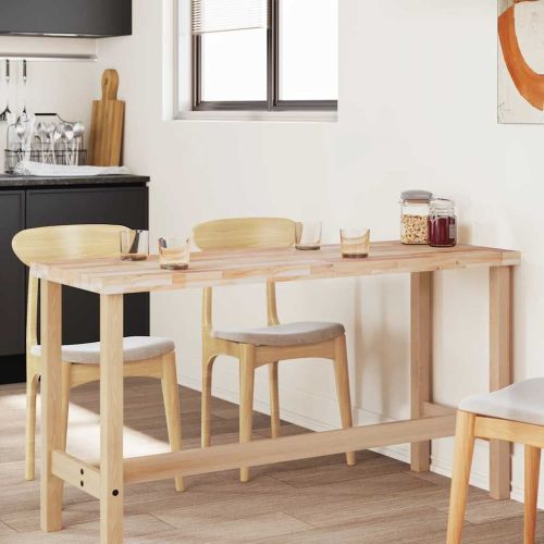 Плот за маса, правоъгълен, 160x50x4 см, акация масив