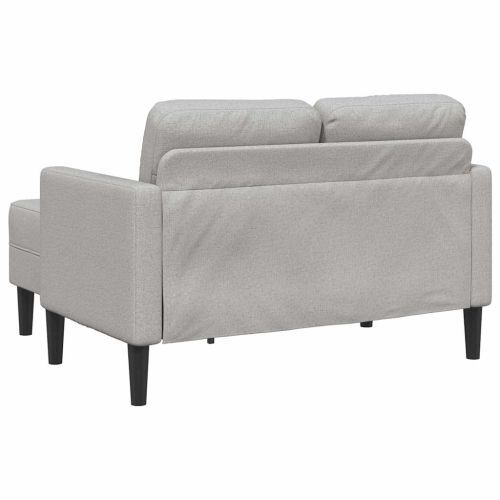 Двуместен диван с шезлонг в L-образна форма 125 cm плат