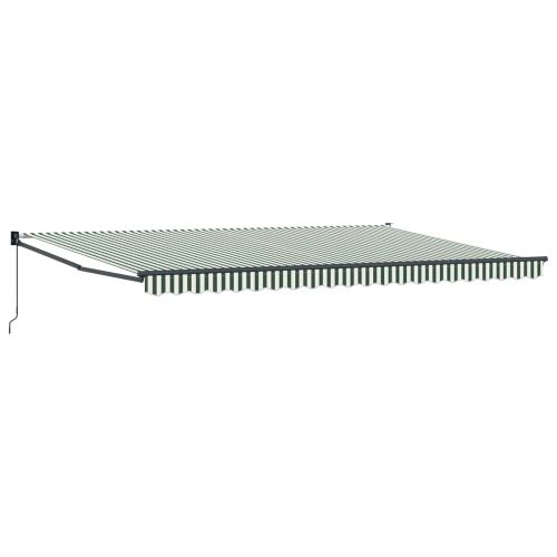 Прибираща се тента Зелено 500 × 300 cm