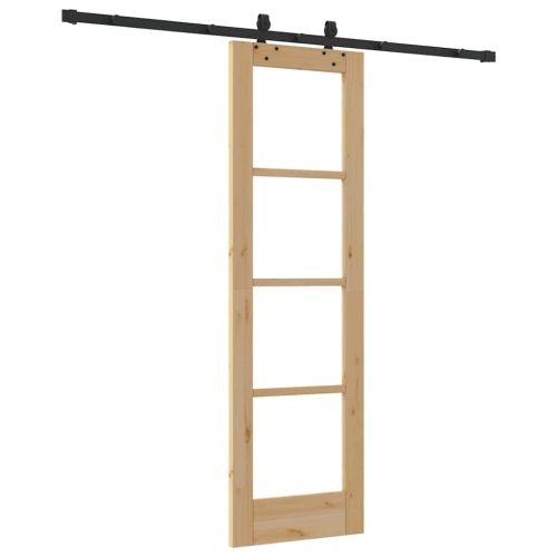 Преплъзваща се врата ORKDAL Естествено и черно 61 x 198,5 см