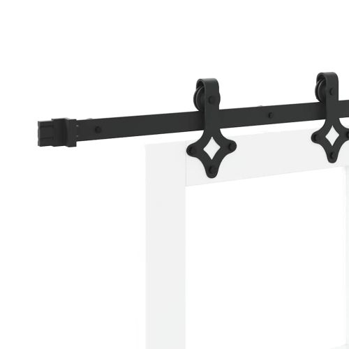 Преплъзваща се врата ORKDAL Бял и черен 83 x 202 см