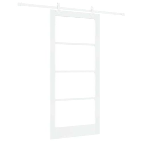 Преплъзваща се врата Бяло 93 x 202 см