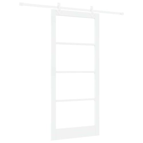 Преплъзваща се врата Бяло 93 x 211 см