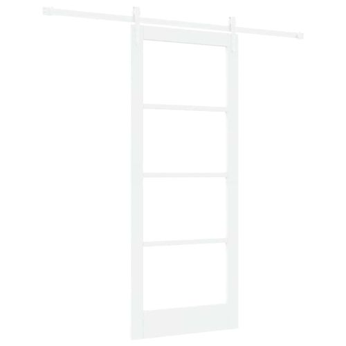 Преплъзваща се врата Бяло 83 x 202 см