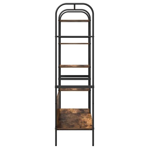 Държач за дрехи Кафяв дъб 120 x 44 x 160 см Инженерно дърво