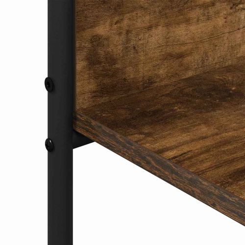 Държач за дрехи Кафяв дъб 120 x 44 x 160 см Инженерно дърво