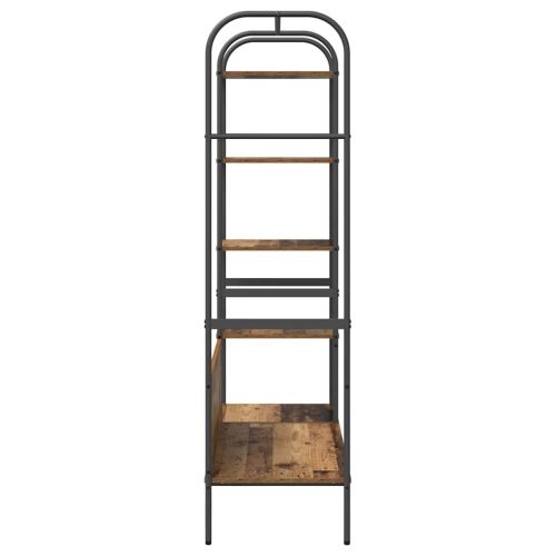 Държач за дрехи Кафяв дъб 120 x 44 x 160 см Инженерна дървесина