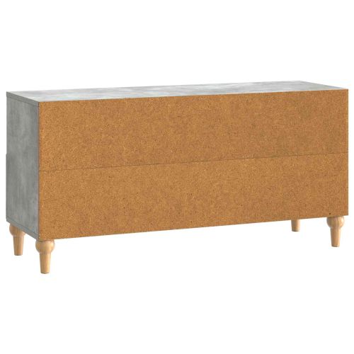 ТВ шкаф 102 x 34,5 x 50 см Бетонно Сиво