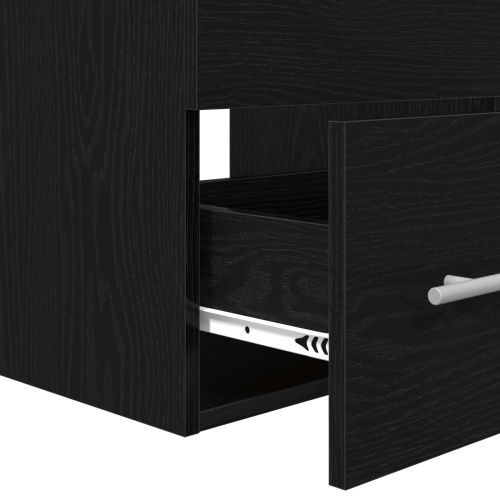 Комплект мебели за баня 2 pcs Черния дъб Инженерно дърво