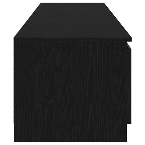 ТВ шкаф Черния дъб 140 x 38,5 x 36 см Инженерно дърво