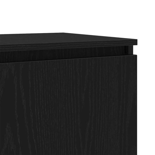 ТВ шкаф Черния дъб 140 x 38,5 x 36 см Инженерно дърво