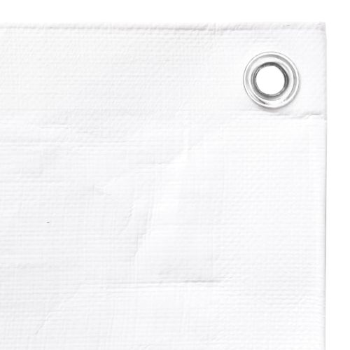 Брезент, 260 г/м², 3x6 м, бял, HDPE