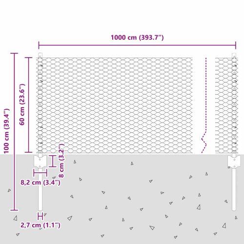 Ограда с пост Сиво