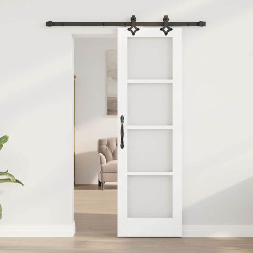 Преплъзваща се врата Бяло 61 x 198,5 см