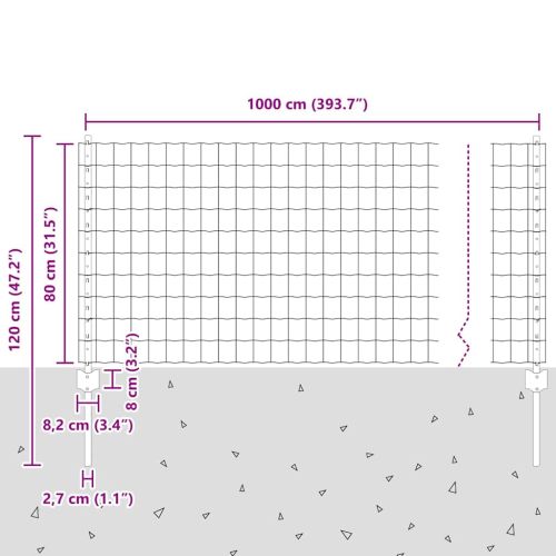 Ограда с пост Зелен
