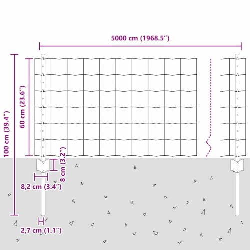 Ограда с пост Сив
