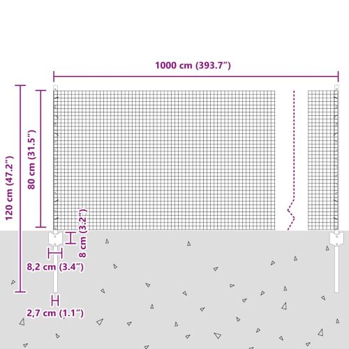 Ограда с пост Зелено