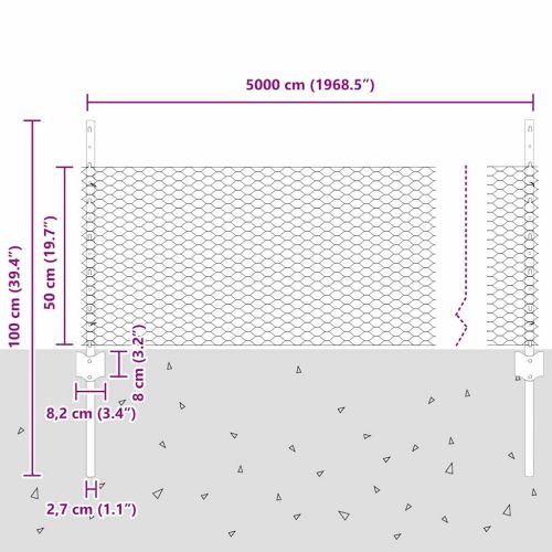 Ограда с пост Сиво