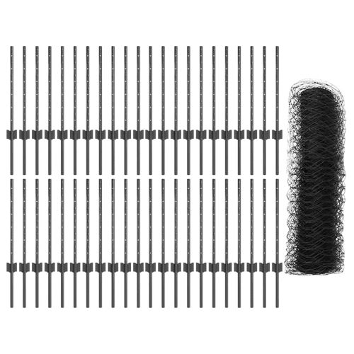 Ограда с пост Сиво