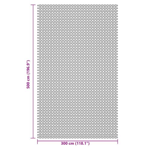 Килим за палатка, антрацит, 5x3 м