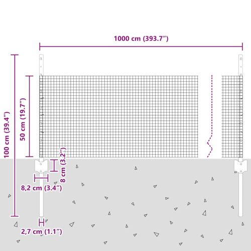 Ограда с пост Сиво