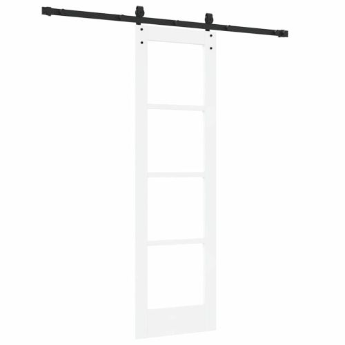 Преплъзваща се врата Бяло 61 x 198,5 см